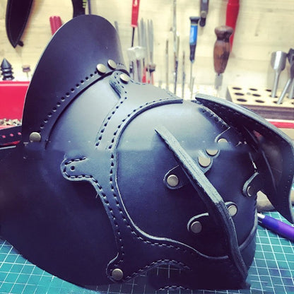 Steampunk Style Leather Shawl Armor