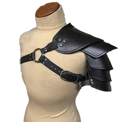 Medieval Steampunk Pauldrons Leather Rivet Viking Warrior Gladiator Samurai Knight Battle Shoulder Armor Party Props Men