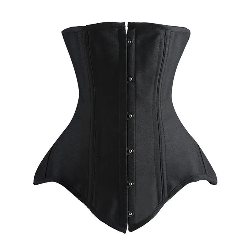 Women Sexy Corsets Bustiers Top Gothic Slimming Corset Long Torso Steel Bones Underbust Curve Shaper Body Shapewear Plus Size