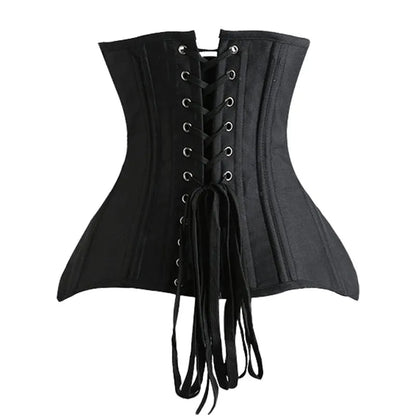 Women Sexy Corsets Bustiers Top Gothic Slimming Corset Long Torso Steel Bones Underbust Curve Shaper Body Shapewear Plus Size