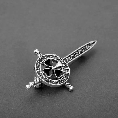 Outlander Jewelry Brooch Scotland Thistle Sword Brooch Pins With Fashion CelticKnot Kilt Brooch Outlander Jewelry For Men Women