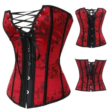 Fashion Ladies Corset Sexy Underbust Corsets And Bustiers Body Shaper Slimming PVC Lingerie Waist Trainning Tops Steampunk