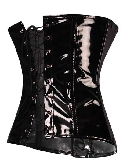 Fashion Ladies Corset Sexy Underbust Corsets And Bustiers Body Shaper Slimming PVC Lingerie Waist Trainning Tops Steampunk