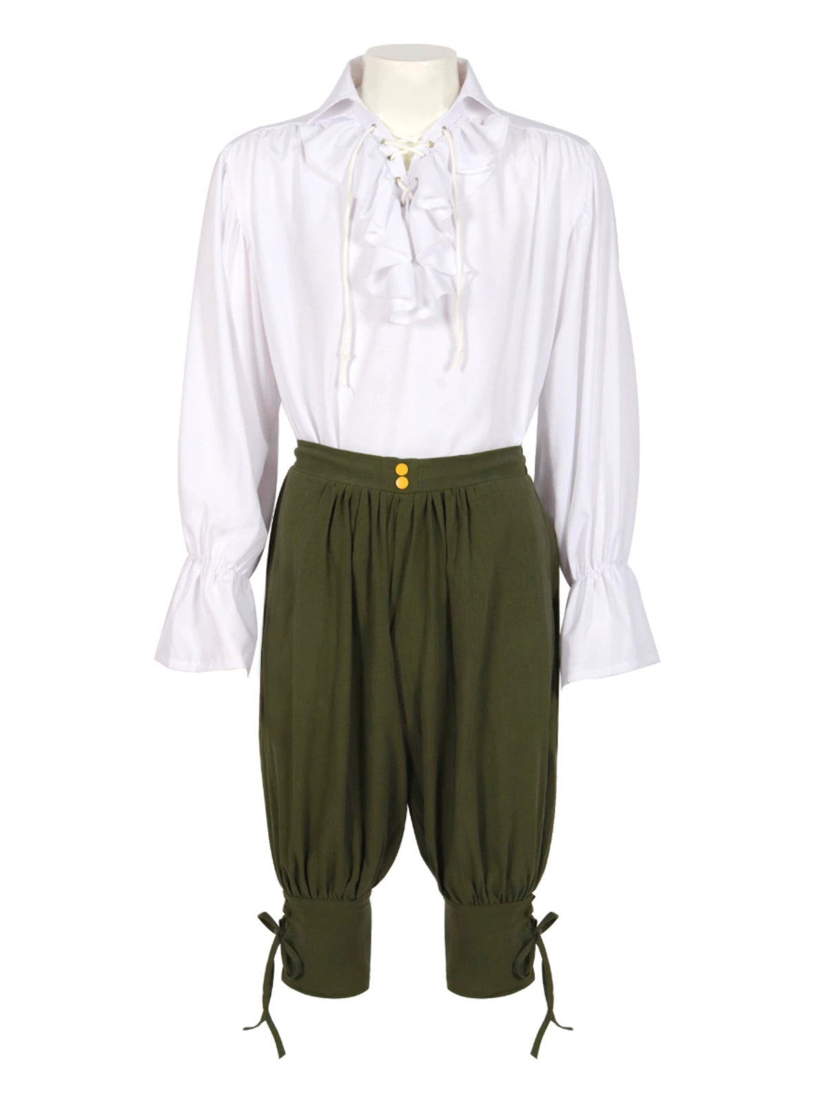 Cos British Ruffles Middle Pants Stage Civilian Shirt