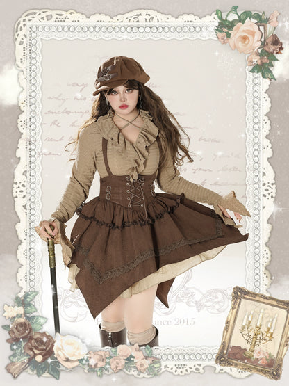 [Add the New Final Payment at 8.22 10 O'clock First!]!] Der Rosenkavalier Maillard Vest Skirt Trench Coat Suit