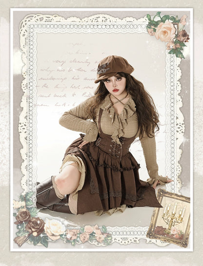 [Add the New Final Payment at 8.22 10 O'clock First!]!] Der Rosenkavalier Maillard Vest Skirt Trench Coat Suit