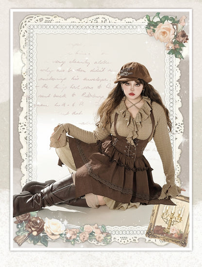 [Add the New Final Payment at 8.22 10 O'clock First!]!] Der Rosenkavalier Maillard Vest Skirt Trench Coat Suit