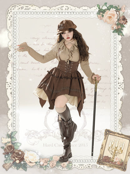 [Add the New Final Payment at 8.22 10 O'clock First!]!] Der Rosenkavalier Maillard Vest Skirt Trench Coat Suit