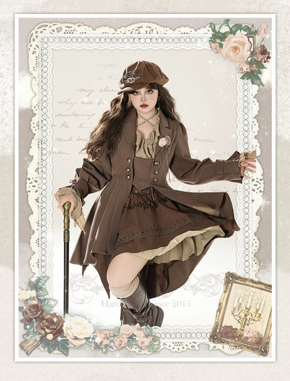 [Add the New Final Payment at 8.22 10 O'clock First!]!] Der Rosenkavalier Maillard Vest Skirt Trench Coat Suit