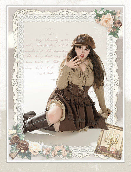 [Add the New Final Payment at 8.22 10 O'clock First!]!] Der Rosenkavalier Maillard Vest Skirt Trench Coat Suit