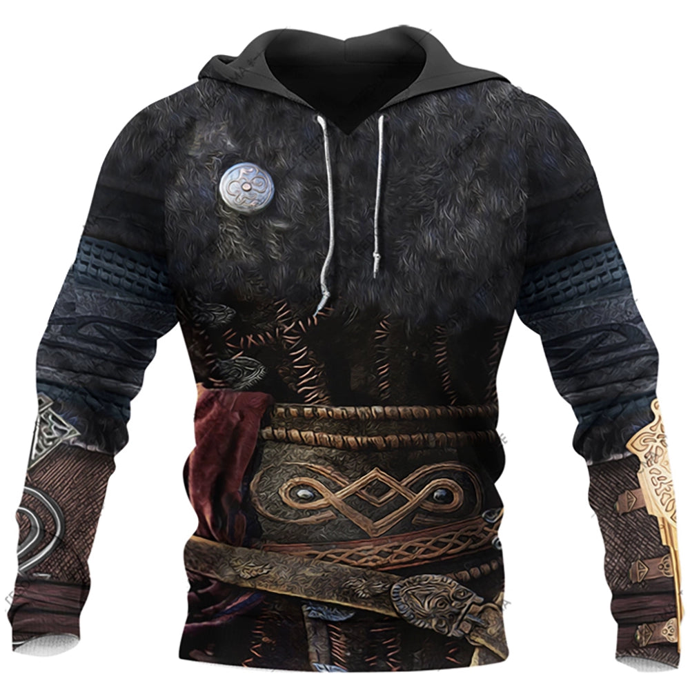 3D Printed Sweatshirt Long Sleeve Hoodie Totem Print Long Sleeves Hoodie Men