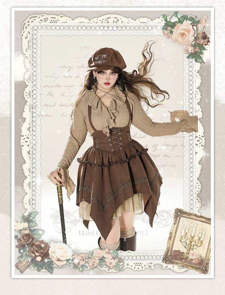 [Add the New Final Payment at 8.22 10 O'clock First!]!] Der Rosenkavalier Maillard Vest Skirt Trench Coat Suit