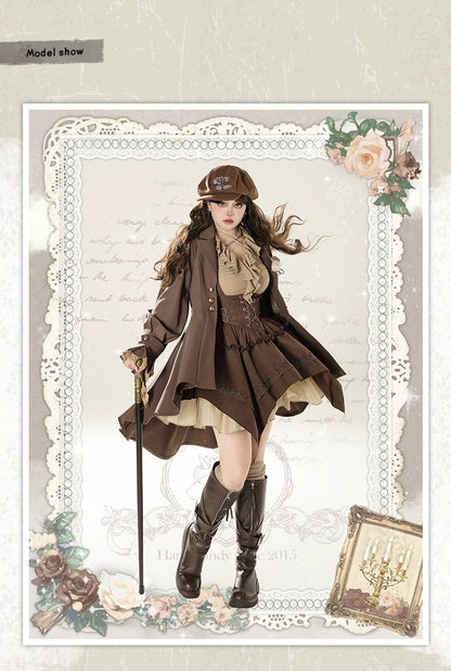 [Add the New Final Payment at 8.22 10 O'clock First!]!] Der Rosenkavalier Maillard Vest Skirt Trench Coat Suit