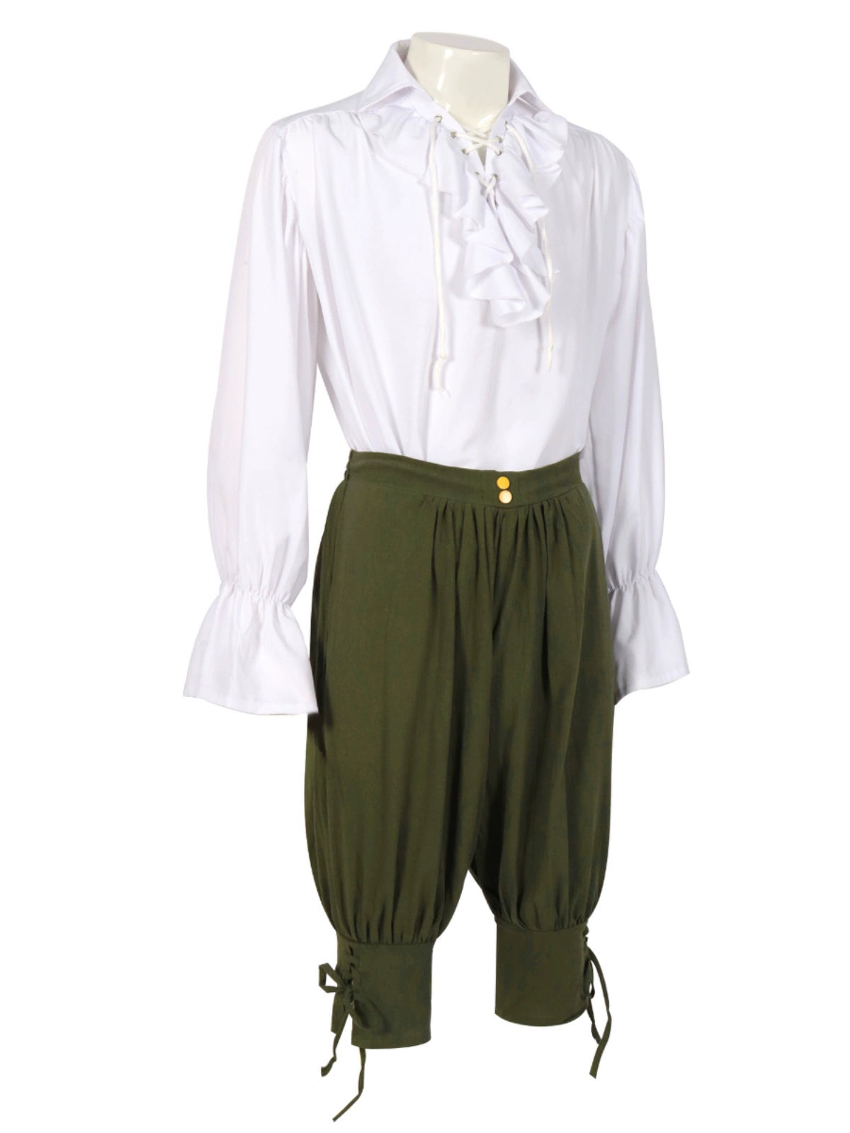 Cos British Ruffles Middle Pants Stage Civilian Shirt