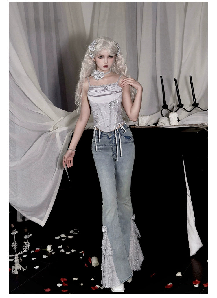 Original Brand Corset Fishtail Denim OL