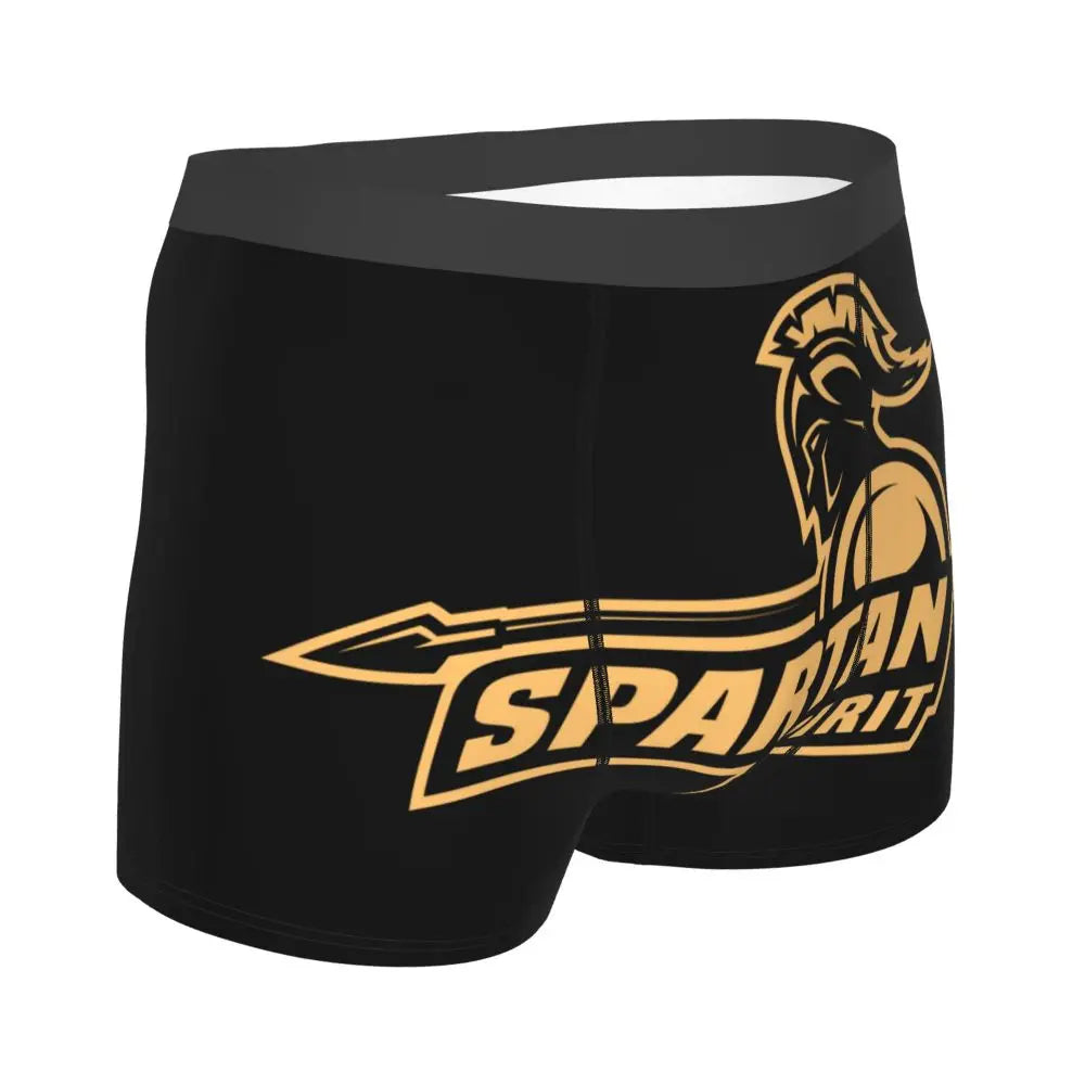 Male Novelty Sparta Spirit Spartan Helmet Underwear Boxer Briefs Breathable Shorts Panties Underpants