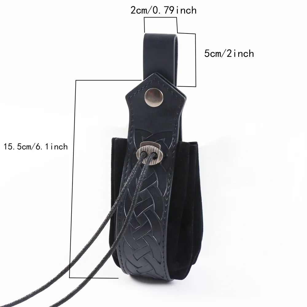 Medieval Belts Viking Knights Loose Change Waist Bags Renaissance Retro Belts  Halloween Role-playing Dresses Buckle Props,