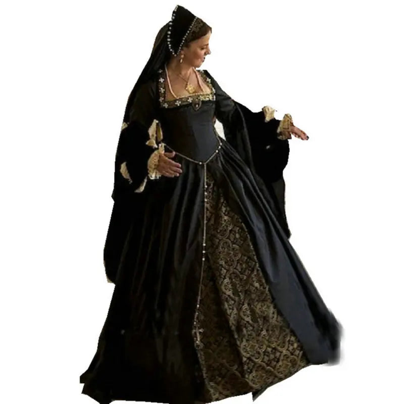 Anne Boleyn Cosplay Costume Tudor Queen Anne Boleyn Dress Queen Elizabeth Ball Gown Dresss Costume King Henry Outfit Skirt