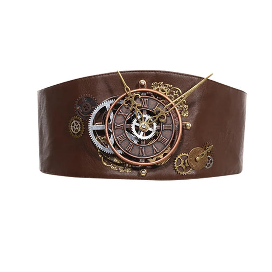 Steampunk Sashes Belt Leather Corsets for Women Vintage Viking Pirate Gothic Cosplay Medieval Waistband Girdle Halloween Party