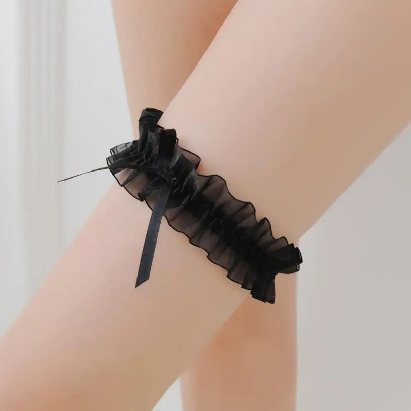 Newest Women Sexy Elasticity Harness Heart Fashion Bondage Goth Decor Garter Belt Thigh Harness Leather Lingerie for Stockings