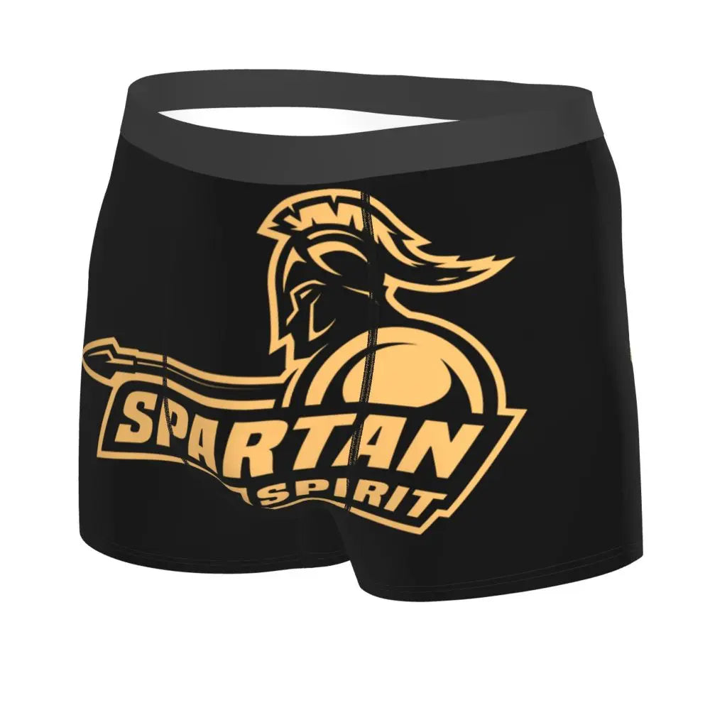 Male Novelty Sparta Spirit Spartan Helmet Underwear Boxer Briefs Breathable Shorts Panties Underpants