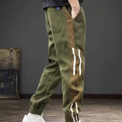 Casual Male Trousers Baggy New In Y2k Vintage Harajuku Men's Cargo Pants Cotton Luxury High Quality Cheapest Korean Style Long