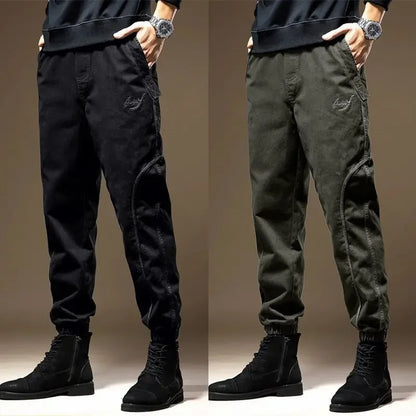 Trousers Man Baggy Cargo Pants for Men High Quality Y2k Vintage Regular Fit Korean Style Cheap Long Loose Harajuku Techwear Emo