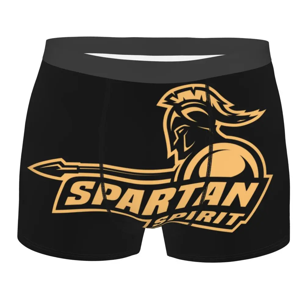 Male Novelty Sparta Spirit Spartan Helmet Underwear Boxer Briefs Breathable Shorts Panties Underpants