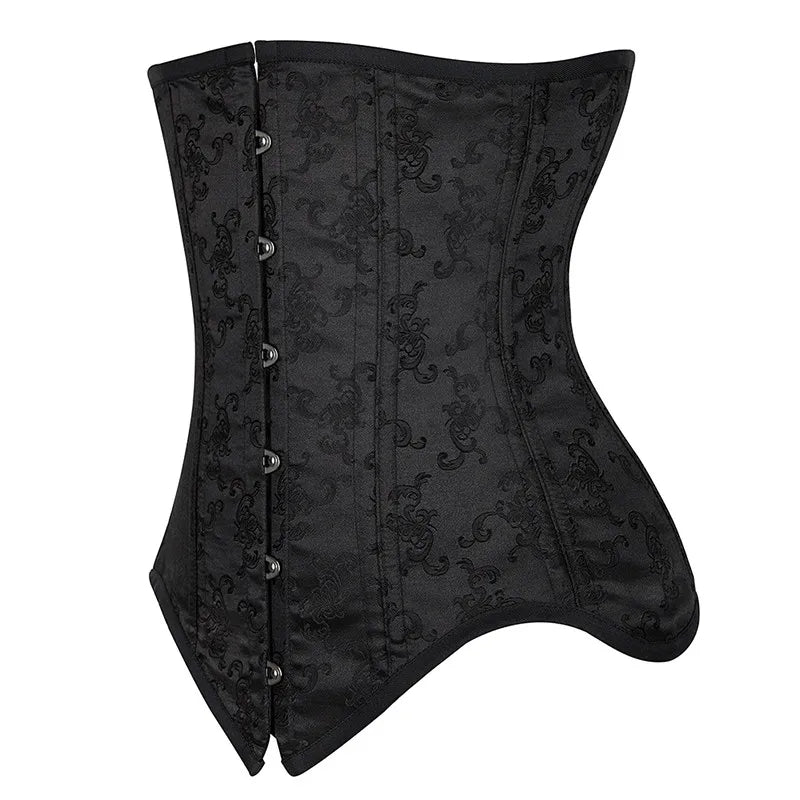 Women Sexy Corsets Bustiers Top Gothic Slimming Corset Long Torso Steel Bones Underbust Curve Shaper Body Shapewear Plus Size