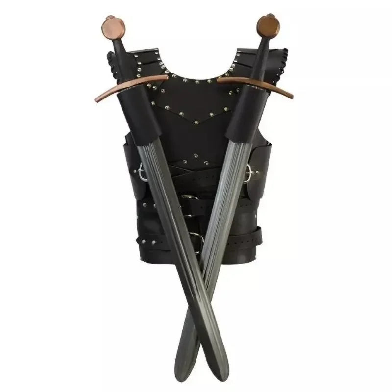 Medieval Viking Knight Assassin Leather Cuirass Body Chest Armor Vest Steampunk Fantasy Breastplate LARP Warrior Cosplay Costume