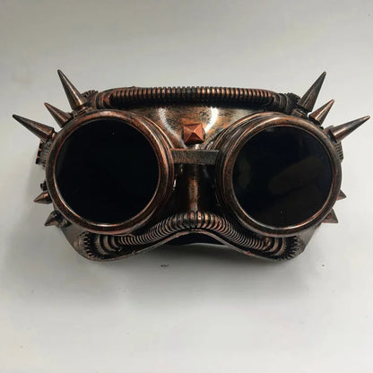 Steampunk Goggles Glasses Punk Gothic Welding Retro Cyber Vintage Cosplay Party Mask Adult Halloween Ball Costume Props