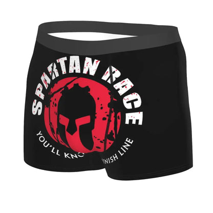 Male Novelty Sparta Spirit Spartan Helmet Underwear Boxer Briefs Breathable Shorts Panties Underpants