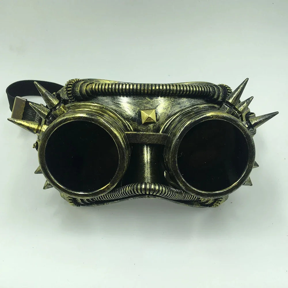 Steampunk Goggles Glasses Punk Gothic Welding Retro Cyber Vintage Cosplay Party Mask Adult Halloween Ball Costume Props