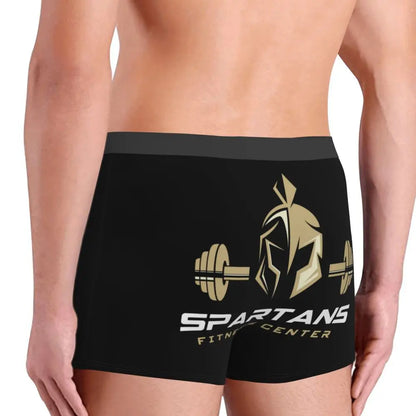 Male Novelty Sparta Spirit Spartan Helmet Underwear Boxer Briefs Breathable Shorts Panties Underpants