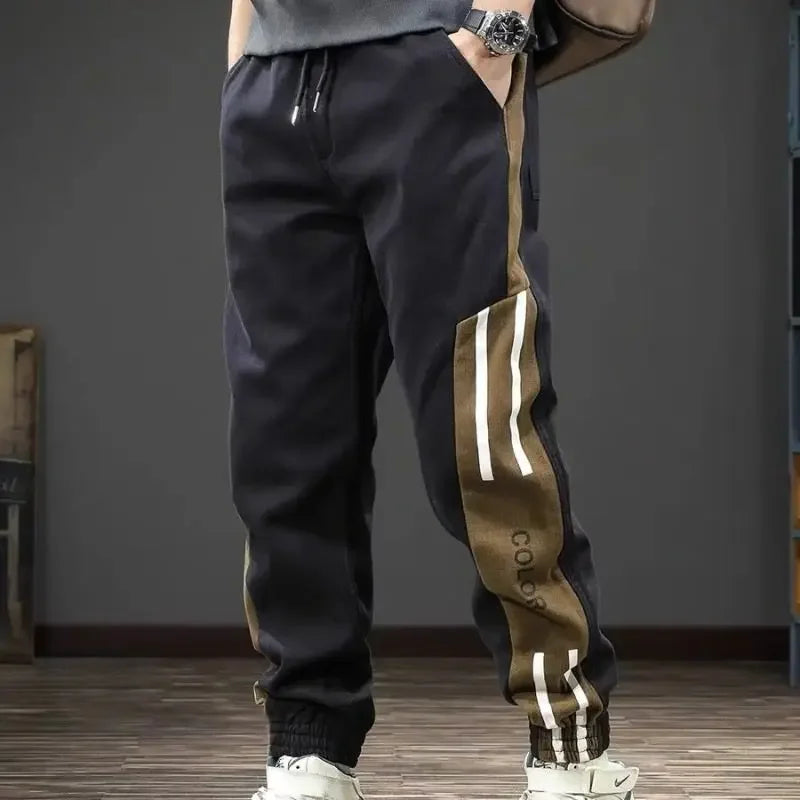 Casual Male Trousers Baggy New In Y2k Vintage Harajuku Men's Cargo Pants Cotton Luxury High Quality Cheapest Korean Style Long