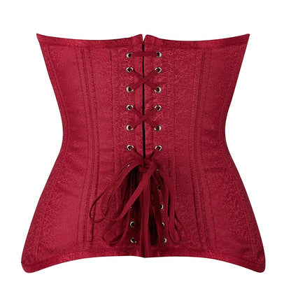 Women Sexy Corsets Bustiers Top Gothic Slimming Corset Long Torso Steel Bones Underbust Curve Shaper Body Shapewear Plus Size