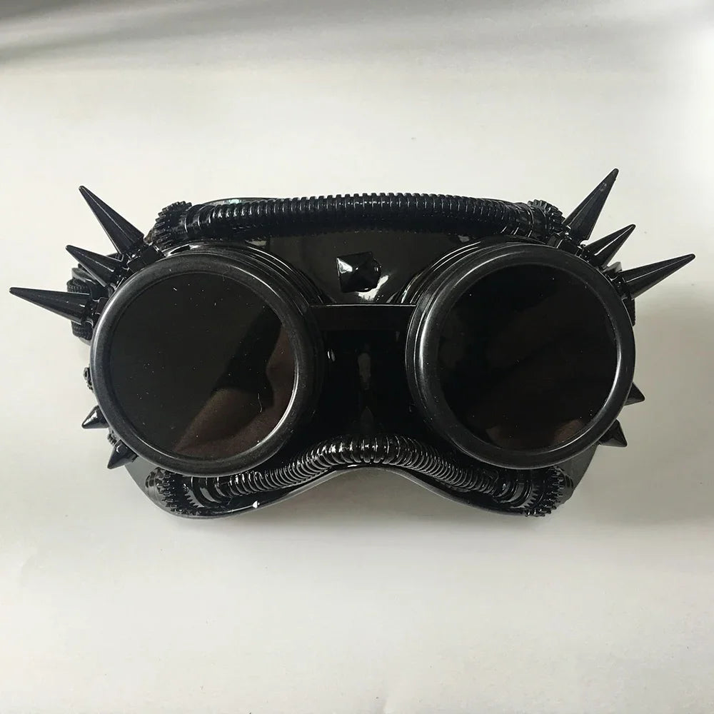 Steampunk Goggles Glasses Punk Gothic Welding Retro Cyber Vintage Cosplay Party Mask Adult Halloween Ball Costume Props