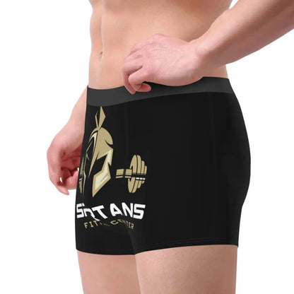 Male Novelty Sparta Spirit Spartan Helmet Underwear Boxer Briefs Breathable Shorts Panties Underpants