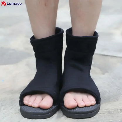 Cosplay shoes akusuki ninja shoes Sakura Sasuke black blue cotton soft boots ninja boots Kakashi shoes