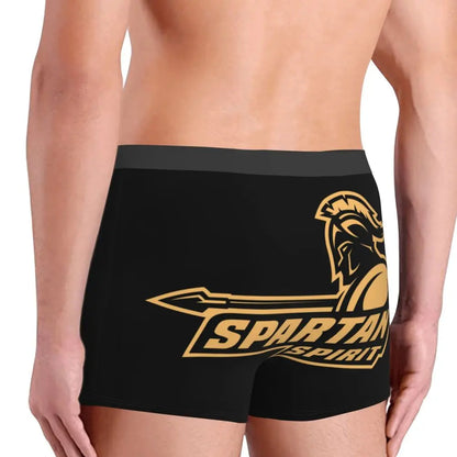 Male Novelty Sparta Spirit Spartan Helmet Underwear Boxer Briefs Breathable Shorts Panties Underpants