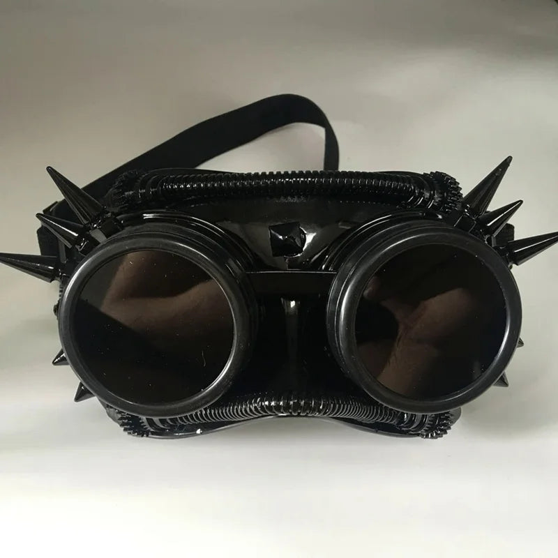 Steampunk Goggles Glasses Punk Gothic Welding Retro Cyber Vintage Cosplay Party Mask Adult Halloween Ball Costume Props