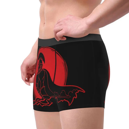 Male Novelty Sparta Spirit Spartan Helmet Underwear Boxer Briefs Breathable Shorts Panties Underpants