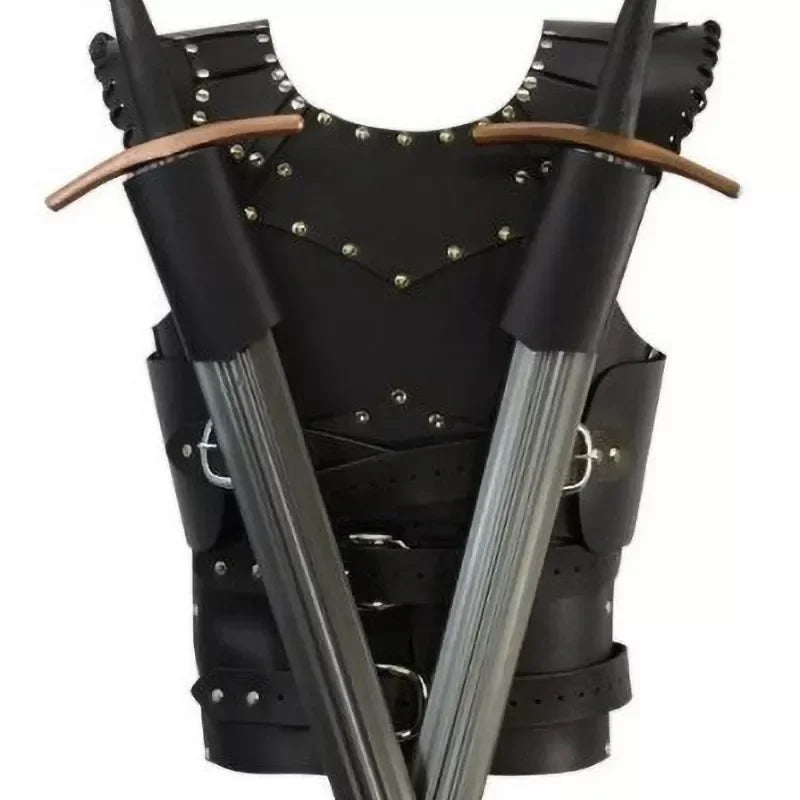 Medieval Viking Knight Assassin Leather Cuirass Body Chest Armor Vest Steampunk Fantasy Breastplate LARP Warrior Cosplay Costume