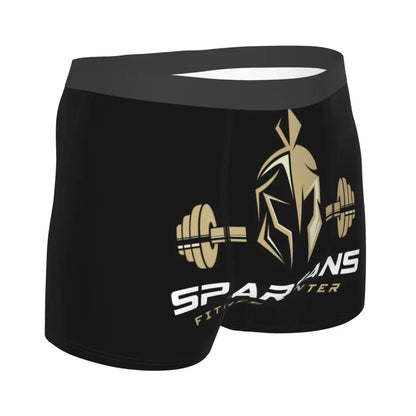 Male Novelty Sparta Spirit Spartan Helmet Underwear Boxer Briefs Breathable Shorts Panties Underpants