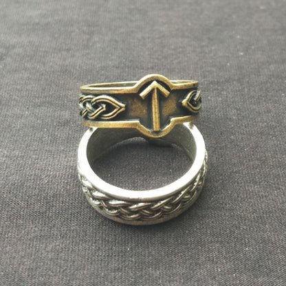 Nordic Viking Vintage Luna Alloy Ring