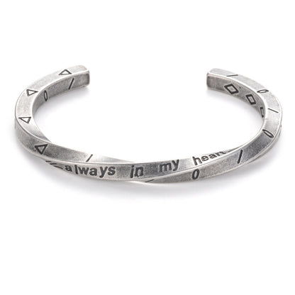 Vintage Viking Style Stainless Steel Bracelet