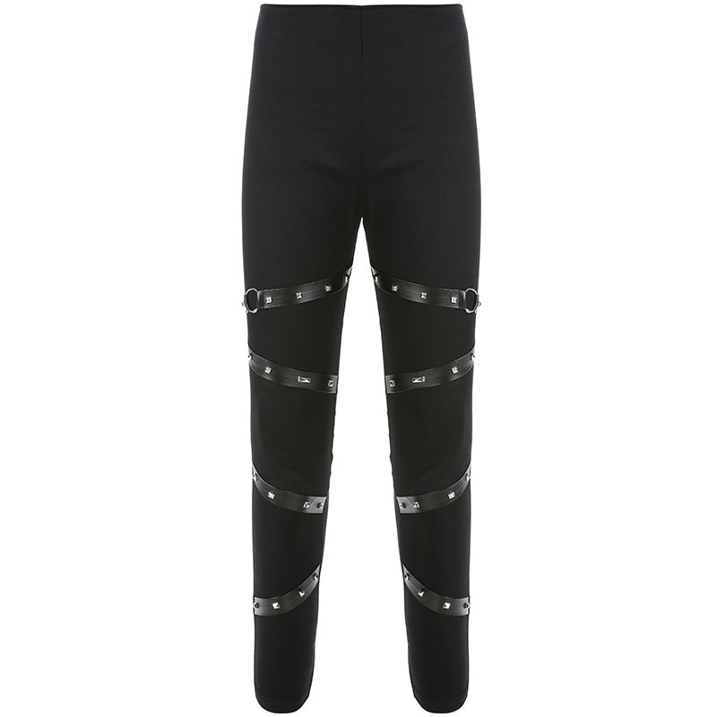 Push Up Black Gothic Leggings