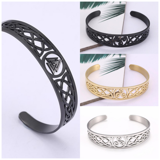 Nordic Knot Titanium Steel Odin / Men's and Women's Bracelets