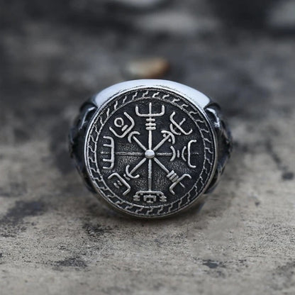 Alloy Viking Totem Ring