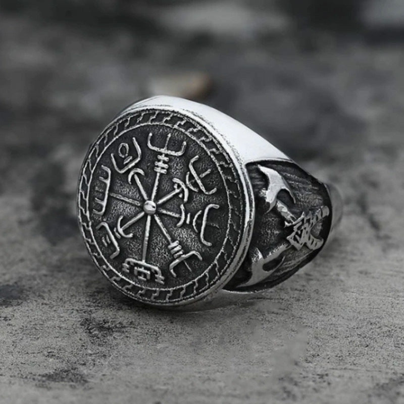 Alloy Viking Totem Ring